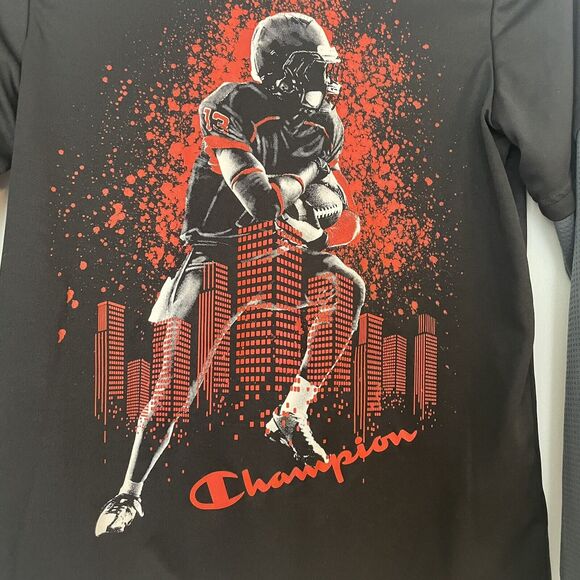 Champion Gear Boy Medium Football Long Sleeve Tshirt - Picture 2 of 6
